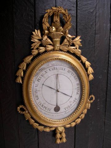 restauration horloge baromètre bronze doré Angers - Frédéric Flon